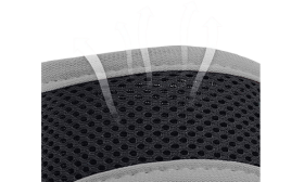 Weich Gepolsterter Verstellbarer Maulkorb für Hunde Weiches gepolstertes verstellbares Hund Maulkorb in Grau, leichtes Nylonmaterial, ultrastarker Riemen für sichere Passform.