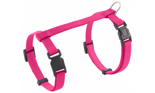 Katzengeschirr Rosa Katzen-Geschirr mit verstellbaren Riemen und stabilem Metall-D-Ring für die Leine, für komfortable Nutzung.
