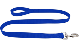 Unverzichtbare Robuste Hundeleine Haltbare blaue Nylon-Hundeleine 120 cm, leicht zu reinigen, strapazierfähiges Material und mit einem Verschluss.