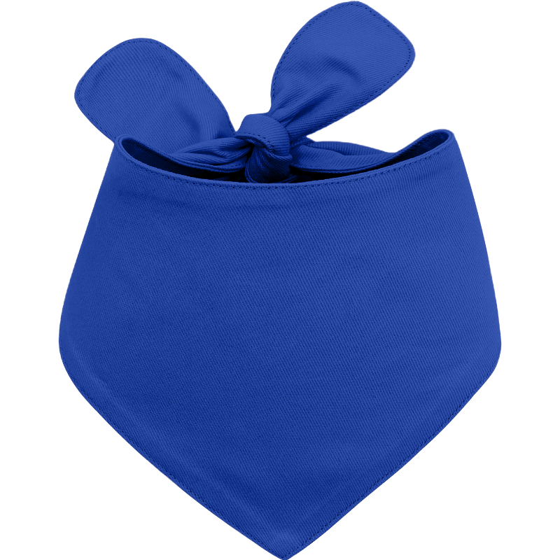 Hundehalstuch aus Baumwolle Blaue Baumwoll-Hundebandana mit Knotenbindung, leicht zu waschen, geeignet für Hunde und Katzen, komfortabel.