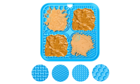 Ungiftige Hundeleckmatte mit Spatel