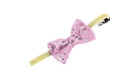 Glitzerndes Party Fliegenhalsband für Katzen & kleine Hunde