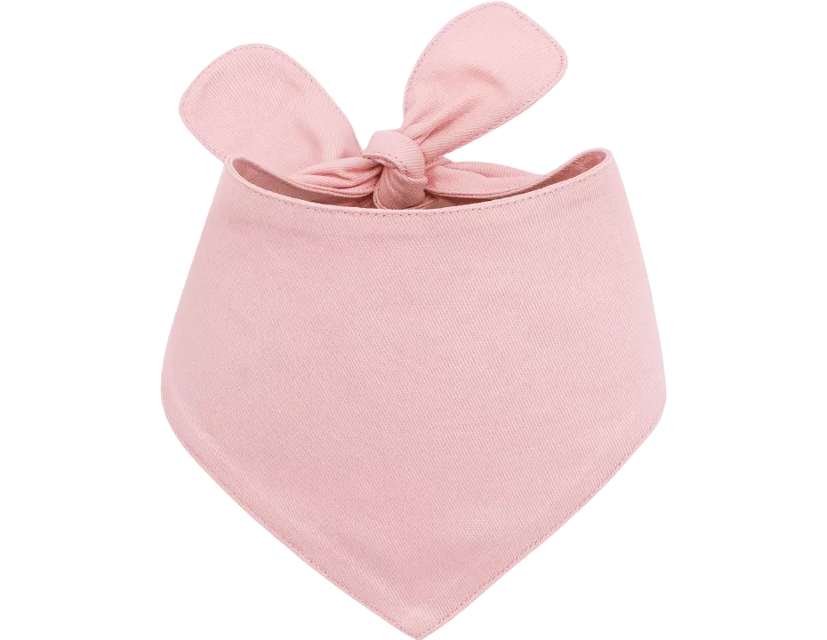 Personalisiertes Hundebandana aus Baumwolle mit gesticktem Namen Pinkfarbene Baumwoll-personalisierte Hundebandana mit Knotenbindung, leicht zu waschen, individuell mit gesticktem Namen.