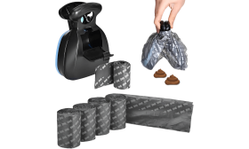 Leicht zu Reinigender, tragbarer Hundekloschöpfer mit Clip-On-System - inklusive umweltfreundlicher Tüten