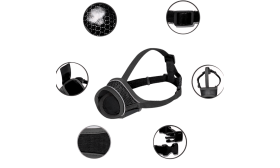 Verstellbarer, reflektierender Maulkorb für Hunde - atmungsaktiv und bequem