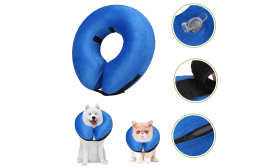 Aufblasbares Hundehalsband - Verstellbares Genesungshalsband für Haustiere Aufblasbares Hundehalsband - Verstellbares Genesungshalsband für Haustiere