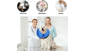 Aufblasbares Hundehalsband - Verstellbares Genesungshalsband für Haustiere Aufblasbares Hundehalsband - Verstellbares Genesungshalsband für Haustiere