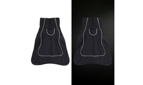 Reflektierende, wasserdichte Hundejacke mit warmem Fleecefutter