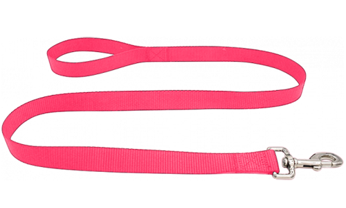 Unverzichtbare Robuste Hundeleine Haltbare rosa Nylon-Hundeleine 120 cm, leicht zu reinigen, strapazierfähiges Material und mit einem Verschluss.