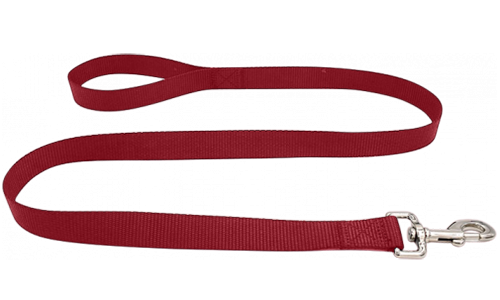 Unverzichtbare Robuste Hundeleine Haltbare rote Nylon-Hundeleine 120 cm, leicht zu reinigen, strapazierfähiges Material und mit einem Verschluss.