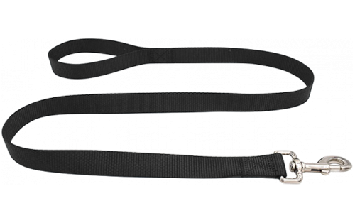 Unverzichtbare Robuste Hundeleine Haltbare schwarze Nylon-Hundeleine 120 cm, leicht zu reinigen, strapazierfähiges Material und mit einem Verschluss.