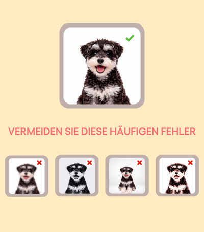 Für ein klares und scharfes Ergebnis