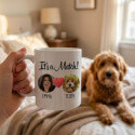 Personalisierte Hund Tasse „It's a Match“ – Geschenk für Hundeliebhaber